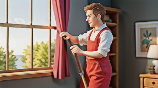 カーテンポールの取り付け方法