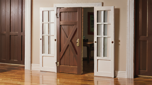 アコーディオンドアの種類