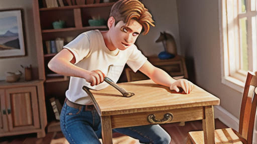 ウェビングを使った椅子の張替え方法