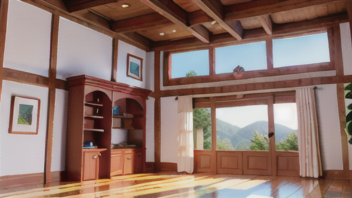 ハイサッシのあるリビングの事例