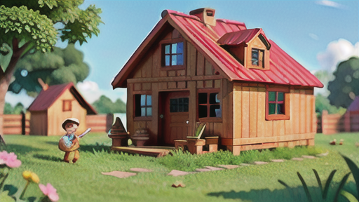 書斎として活用できるグルニエ